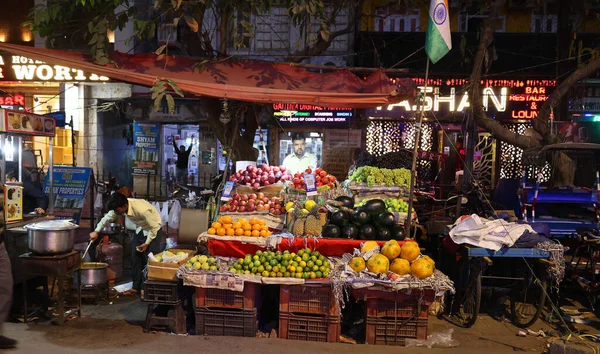 Delhi India 2023 Gatuförsäljare Delhi Säljer Sina Produkter — Stockfoto