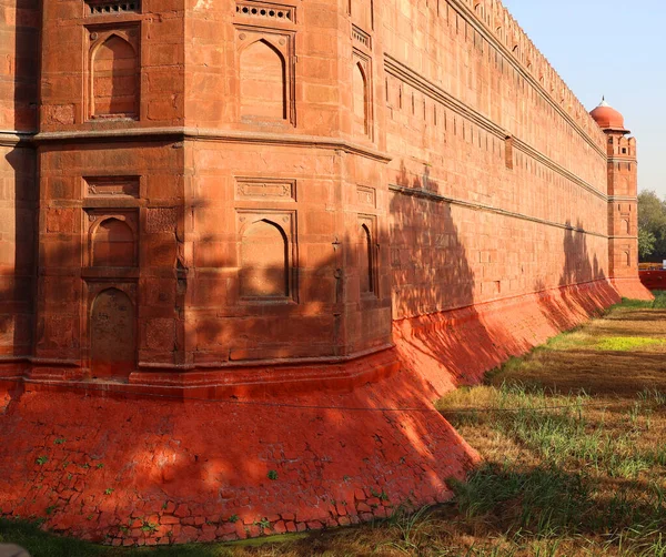 Delhi India 2023 Rött Fort Ett Historiskt Fort Den Gamla — Stockfoto
