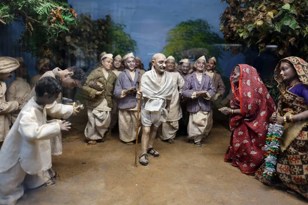 Sammansättning Mahatma Gandhi Museum Indien — Stockfoto