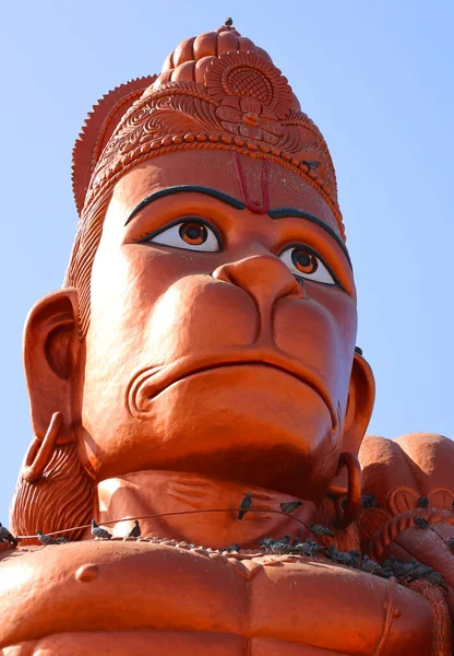 Índia Rural 2023 Hanuman Deus Hindu Companheiro Divino Vanara Deus — Fotografia de Stock