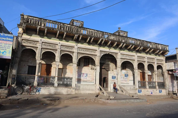 Bikaner India 2023 Haveli Genellikle Tarihi Mimari Öneme Sahip Bir — Stok fotoğraf