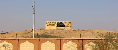 JAISALMER RAJASTHAN INDIA - 02: 13 2023: Jaisalmer Savaş Müzesi Korgeneral Bobby Mathews, AVSM, VSM, Genel Subay