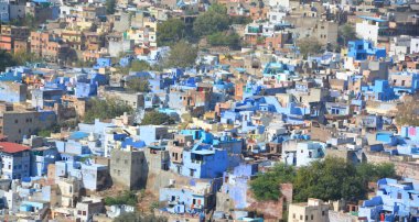 JODHPUR RAJASTHAN INDIA - 02 13 2023: Jodhpur Hindistan 'ın Rajasthan eyaletinin ikinci büyük şehridir. Rajasthan halkı arasında ve Hindistan 'ın her yerinde 