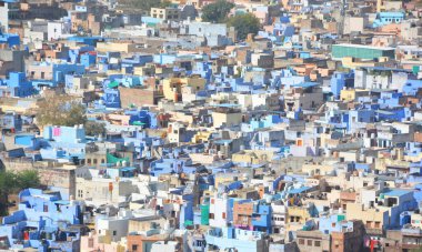 JODHPUR RAJASTHAN INDIA - 02 13 2023: Jodhpur Hindistan 'ın Rajasthan eyaletinin ikinci büyük şehridir. Rajasthan halkı arasında ve Hindistan 'ın her yerinde 