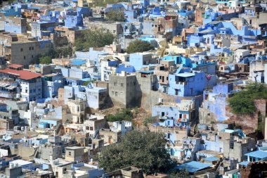 JODHPUR RAJASTHAN INDIA - 02 13 2023: Jodhpur Hindistan 'ın Rajasthan eyaletinin ikinci büyük şehridir. Rajasthan halkı arasında ve Hindistan 'ın her yerinde 