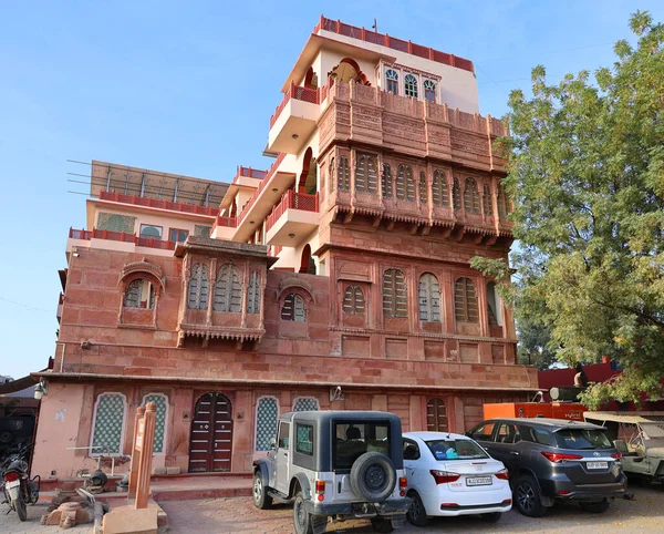 Bikaner India 2023年 ハヴェリは伝統的なタウンハウス マナーハウスで インド亜大陸にあり 通常は歴史的 建築的意義があり 町や都市に位置しています — ストック写真