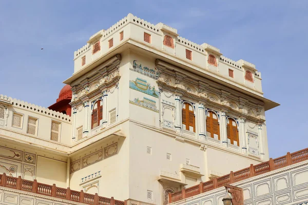 Bikaner Rajasthan India 2023 Detalhes Haveli Uma Moradia Tradicional Mansão — Fotografia de Stock