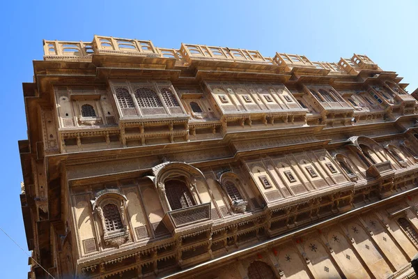 Jaisalmer Rajasthan India 2023 Details Haveli 아대륙의 전통적 하우스 하우스 — 스톡 사진