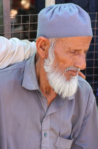 stock image BIKANER RAJASTHAN INDIA - 02 13 2023: Portrait of muslim man in small town of Bikaner