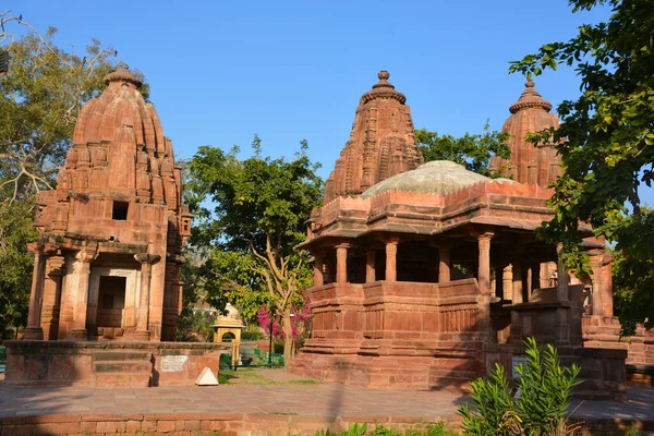 Jodhpur Rajasthan India 2023 Stara Struktura Zewnętrzna Świątyni Hinduskiej Mieście — Zdjęcie stockowe