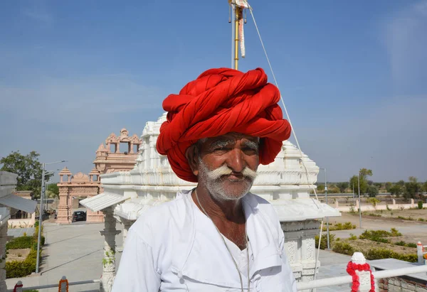 Rural Rajasthan India 2023 Man Jainism India Sixth Largest Religion — Stock Photo, Image