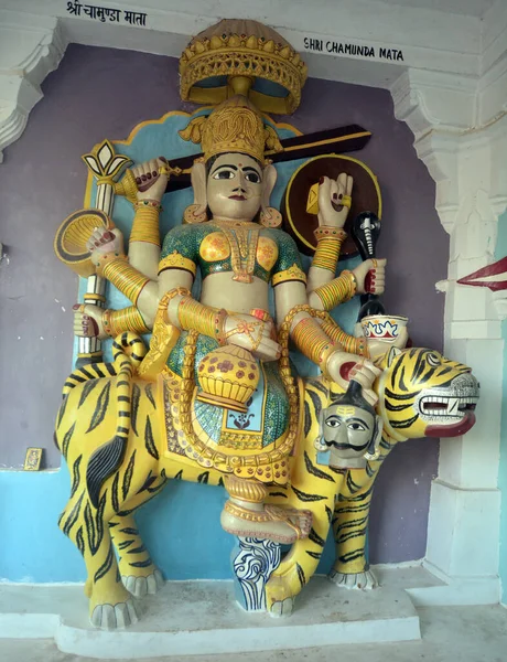 Jodhpur Rajasthan India 2023 英雄と神のホールでロック彫刻 マンドールガーデン — ストック写真