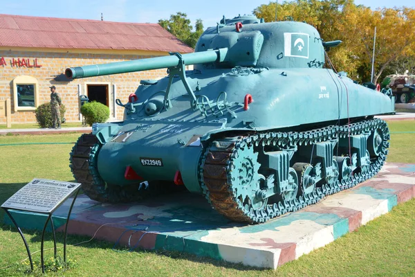 Jaisalmer Rajasthan India 2023 Sherman Επίσημα Medium Tank Ήταν Πιο — Φωτογραφία Αρχείου