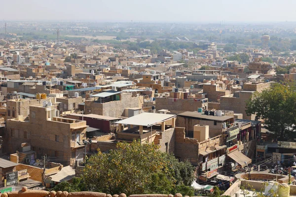 Jaisalmer Rajasthan Indien 2023 Blick Auf Die Stadt Jaisalmer Vom — Stockfoto