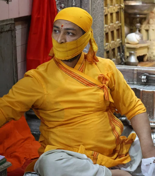 Jaisalmer Rajasthan India 2023 Indyjski Bóg Człowiek Lub Święty Guru — Zdjęcie stockowe