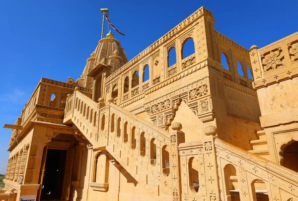 Jaisalmer Rajasthan India 2023 Temple Jain Lodurva Près Jaisalmer Dans — Photo