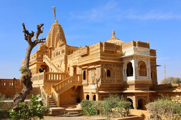 Jaisalmer Rajasthan India 2023 Lodurva Jain Temple Nära Jaisalmer Rajasthan — Stockfoto