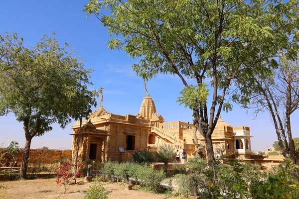 Jaisalmer Rajasthan India 2023 Templo Lodurva Jain Cerca Jaisalmer Rajastán —  Fotos de Stock
