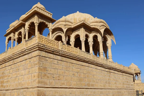 Jaisalmer Rajasthan India 2023 Cenotafi Vyas Chhatri Sono Strutture Più — Foto Stock
