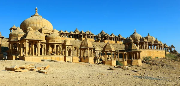 Jaisalmer Rajasthan India 2023 Vyas Chhatri Cenotafy Zde Jsou Nejúžasnější — Stock fotografie