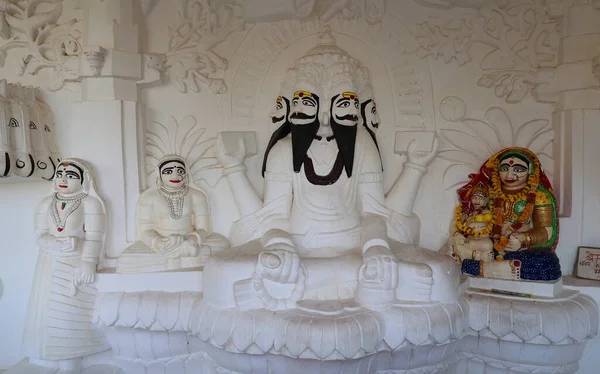 Jodhpur Rajasthan India 2023 英雄と神のホールでロック彫刻 マンドールガーデン — ストック写真