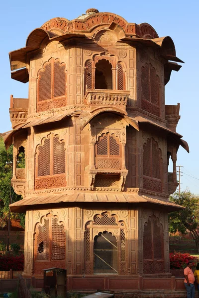 Jodhpur Rajasthan India 2023 Antigua Estructura Exterior Del Templo Hindú — Foto de Stock