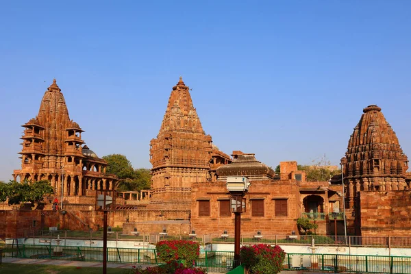 Jodhpur Rajasthan India 2023 Antigua Estructura Exterior Del Templo Hindú —  Fotos de Stock
