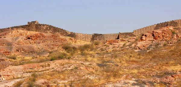 Rajasthan Τοπίο Στην Ινδία Κοντά Στο Jodhpur — Φωτογραφία Αρχείου