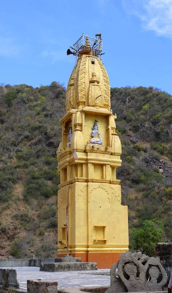 Rural Rajasthan India 2023 Monachism Tapınağı Keşiş Dini Bir Yaşam — Stok fotoğraf