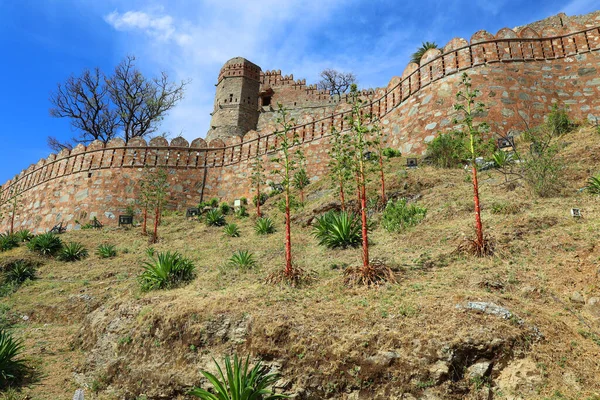 Kukmbhalgarh Rajasthan India 2023 Форт Кумбал Або Велика Стіна Індії — стокове фото