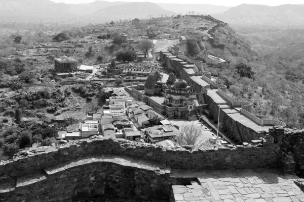 Kukmbhalgarh Rajasthan India 2023 Fortezza Kumbhal Grande Muraglia Dell India — Foto Stock