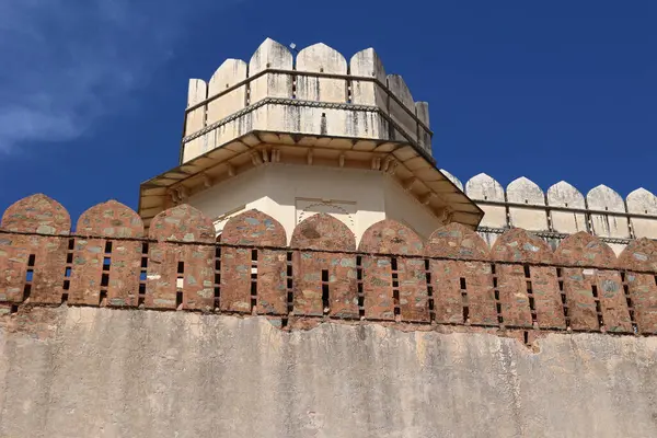 Kukmbhalgarh Rajasthan Indien 2023 Kumbhal Fort Oder Die Chinesische Mauer — Stockfoto