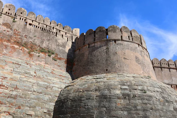 Kukmbhalgarh Rajasthan India 2023 Kumbhal Fort Grote Muur Van India — Stockfoto