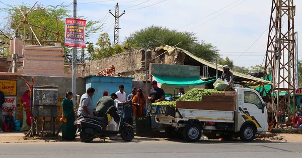 Jodhpur Rajasthan India 2023 Street Vendor Jodhpur City Northwest State — Stock Photo, Image