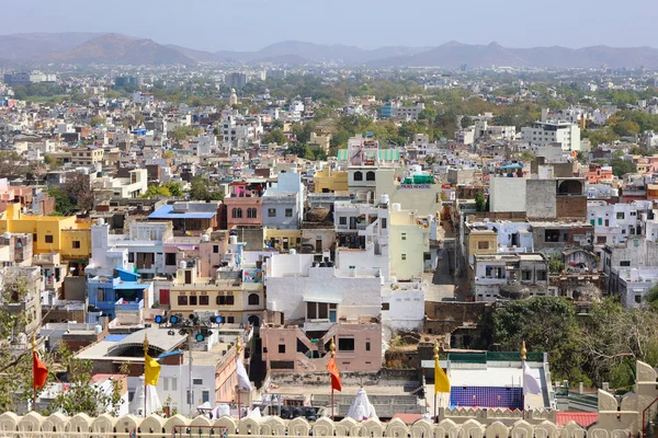 Udaipur Rajasthan India 2023 City Palace Udaipur Complejo Palaciego Situado —  Fotos de Stock