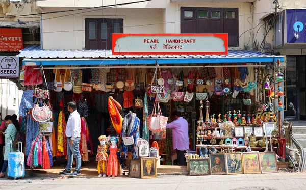 Jodhpur Rajasthan India 2023 Sacos Coloridos Para Venda Mercado Local — Fotografia de Stock