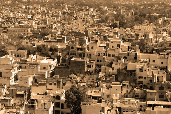Udaipur Rajasthan India 2023 Udaipur Aerial Panoramic View Udaipur City — 图库照片