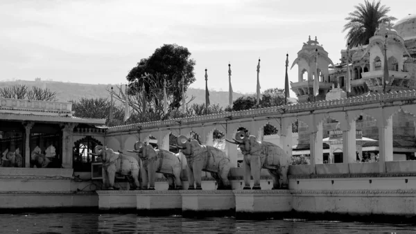 Udaipur Rajasthan India 2023 Lake Palace Επίσημα Γνωστό Jag Niwas — Φωτογραφία Αρχείου