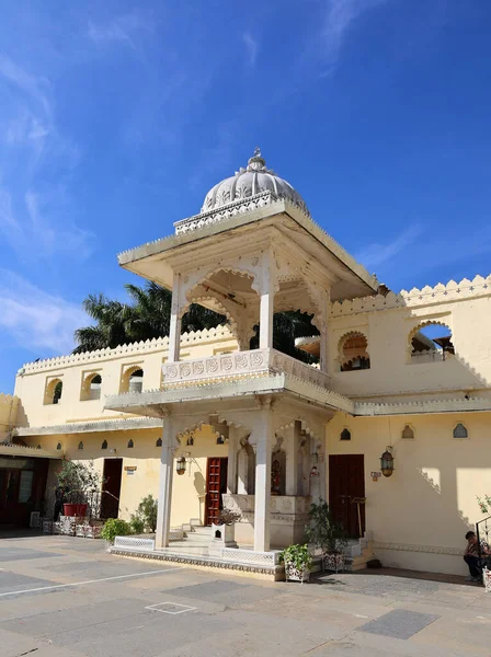 Udaipur Rajasthan India 2023 Lake Palace Resmi Adıyla Jag Niwa — Stok fotoğraf