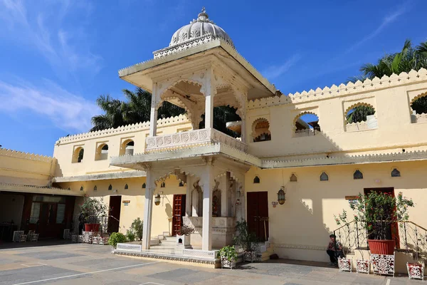 Udaipur Rajasthan India 2023 Lake Palace Офіційно Відомий Нівас Колишній — стокове фото