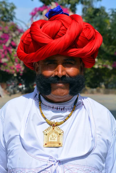 Rural Rajasthan India 2023 Man Jainism India Sixth Largest Religion — Stock Photo, Image