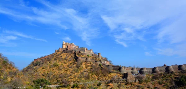 Kukmbhalgarh Rajasthan India 2023 Forte Kumbhal Grande Muralha Índia Uma — Fotografia de Stock