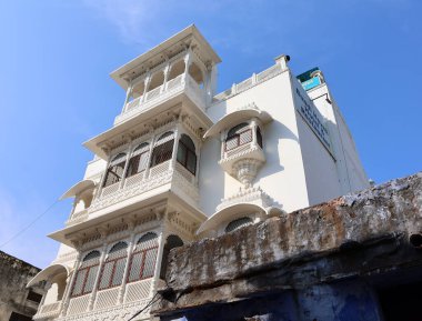 BUNDI RAJASTHAN INDIA - 02 17 2023: Bundi şehir manzarası Güzel manzara, Rajasthan, Hindistan