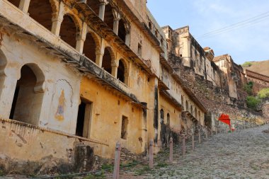 BUNDI RAJASTHAN INDIA - 02 17 2023: Bundi şehir manzarası Güzel manzara, Rajasthan, Hindistan