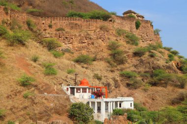 BUNDI RAJASTHAN INDIA - 02 17 2023: Bundi şehir manzarası Güzel manzara, Rajasthan, Hindistan