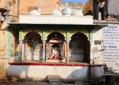 BUNDI RAJASTHAN INDIA - 02 17 2023: Bundi şehir manzarası Güzel manzara, Rajasthan, Hindistan