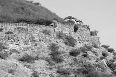 BUNDI RAJASTHAN INDIA - 02 17 2023: Bundi şehir manzarası Güzel manzara, Rajasthan, Hindistan