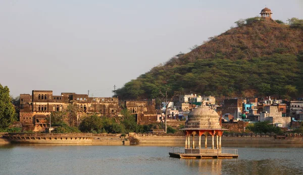 Bundi Rajasthan India 2023 Taragarh Fort Nawal Sagar Lake Bundi — 图库照片