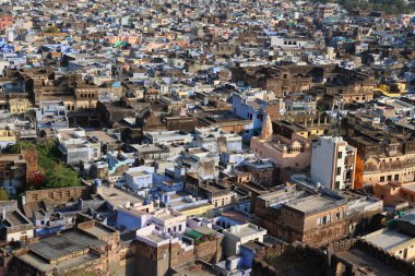 BUNDI RAJASTHAN INDIA - 02 17 2023: Bundi şehir manzarası Güzel manzara, Rajasthan, Hindistan
