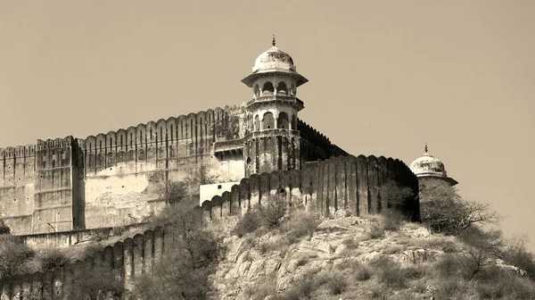 Amer Rajasthan India 2023 Amer Fort Amber Fort Είναι Ένα — Φωτογραφία Αρχείου